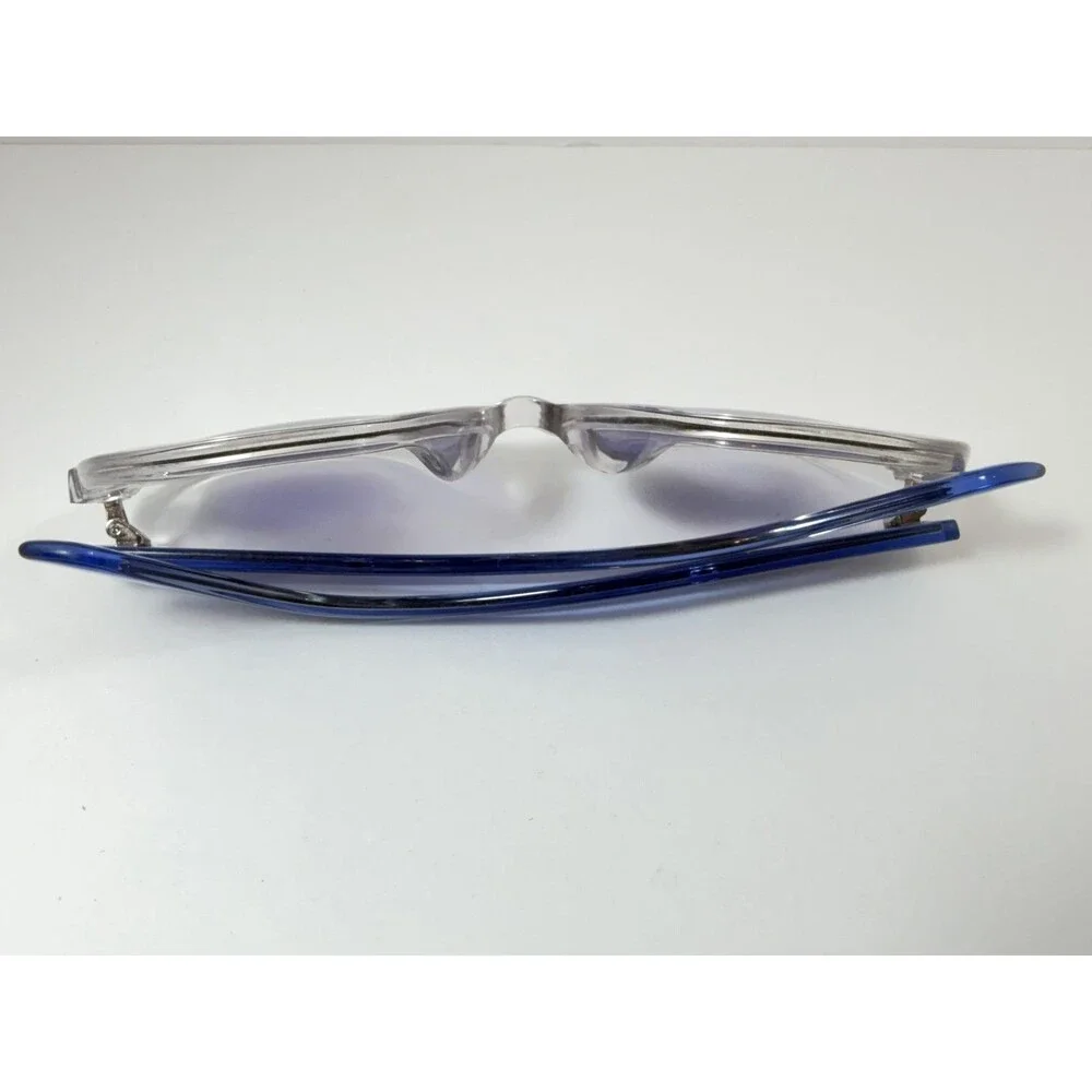 Vincent Chase VC S15126 Polarized Sunglasses Women's Clear Blue Frame Purple
